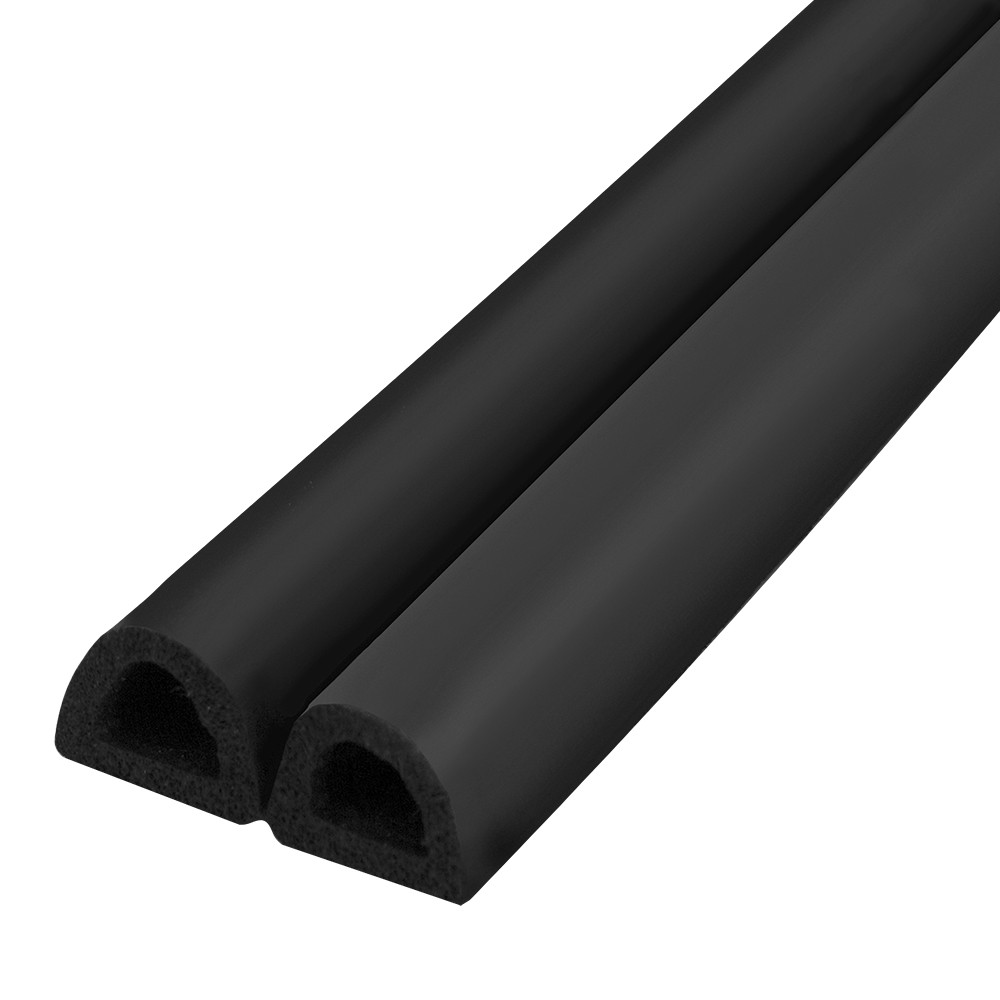 Уплотнитель Fuaro (Фуаро) самоклеящийся ADH/D-12x10mm, BLACK черный 150m 