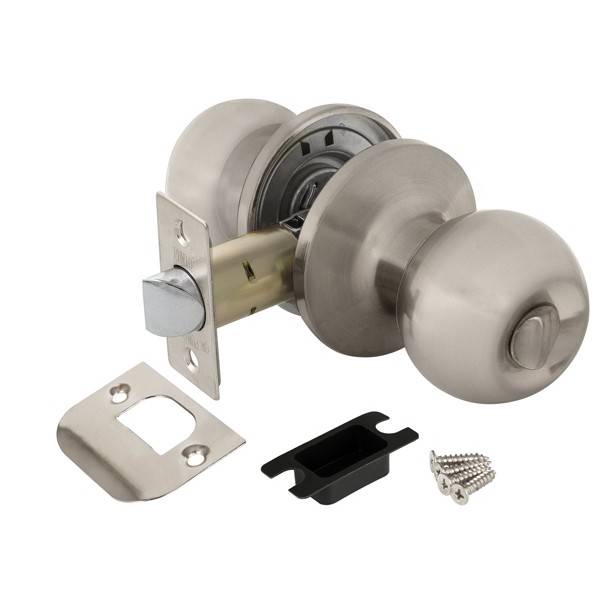 Ручка Punto (Пунто) защелка DK672 SN-BK (6072 SN-B) (фик.) мат. никель 