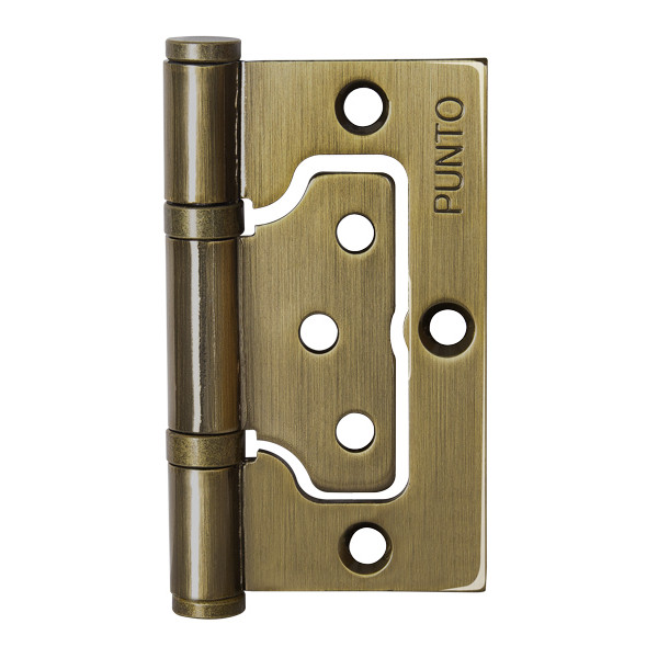 Петля Punto (Пунто) универсальная без врезки IN3200W AB (200-2B 75x2,5) бронза 