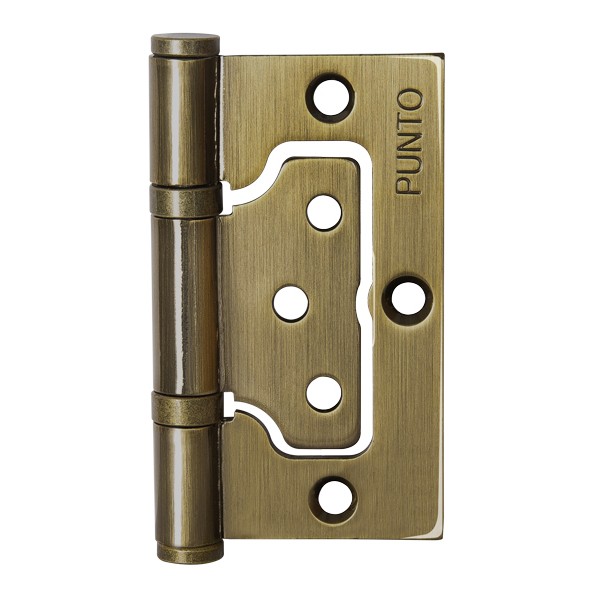 Петля Punto (Пунто) универсальная без врезки IN3200W AB (200-2B 75x2,5) бронза 
