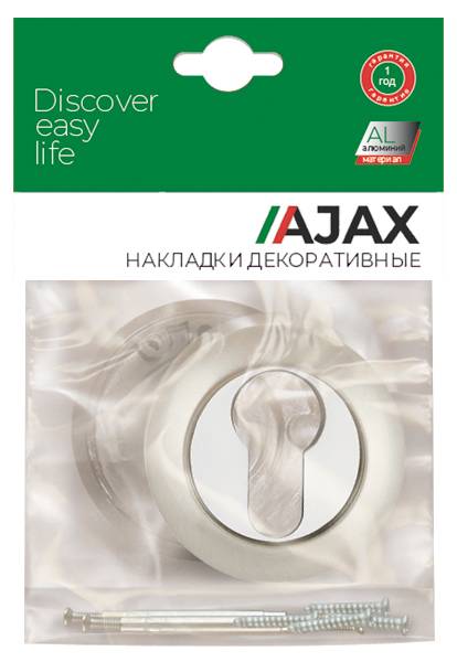Накладка Ajax (Аякс) под цилиндр ET.R.JR54 (ET JR) ABG-6 зелёная бронза 