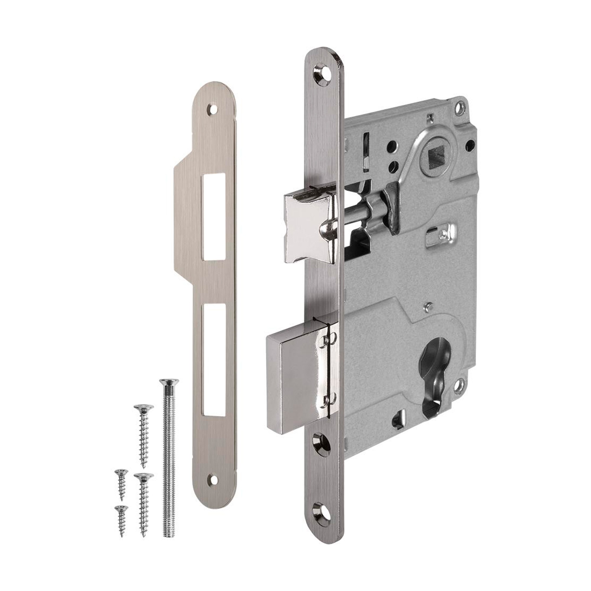 Корпус Ajax (Аякс) замка METLS25-50 SN мат.никель Корпус Ajax (Аякс) замка METLS25-50 SN мат.никель