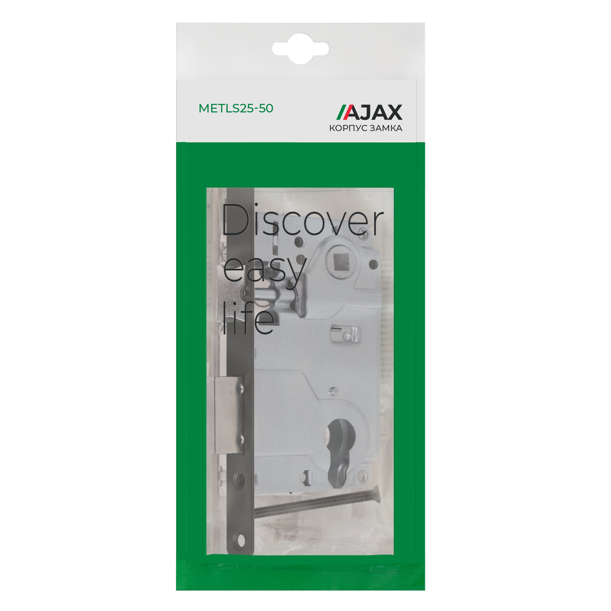 Корпус Ajax (Аякс) замка METLS25-50 SN мат.никель 