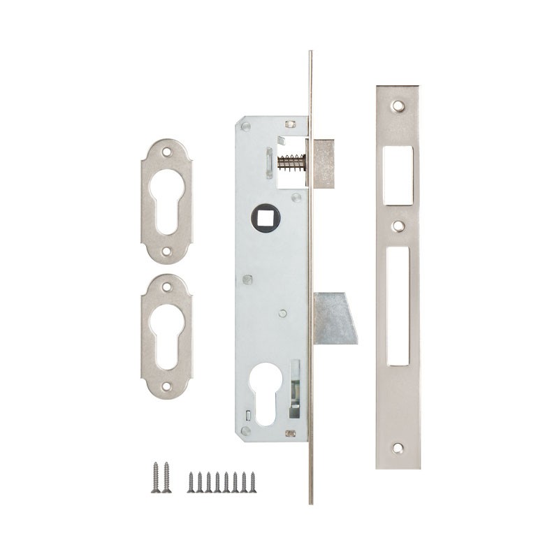 Корпус Kale kilit (Кале килит) узкопрофильного замка с защёлкой 253 (25 mm) w/b (никель) Корпус Kale kilit (Кале килит) узкопрофильного замка с защёлкой 253 (25 mm) w/b (никель)