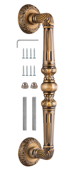 Ручка-скоба Fuaro (Фуаро) PULL.SM250.PALAZZO AB-7 (PALAZZO PULL SM) матовая бронза 