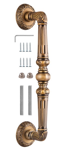 Ручка-скоба Fuaro (Фуаро) PULL.SM250.PALAZZO AB-7 (PALAZZO PULL SM) матовая бронза Ручка-скоба Fuaro (Фуаро) PULL.SM250.PALAZZO AB-7 (PALAZZO PULL SM) матовая бронза