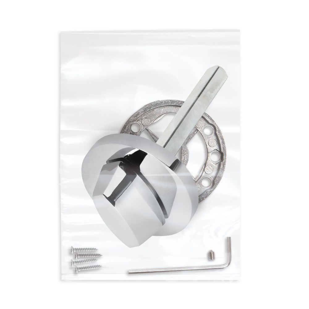 Ручка Fuaro (Фуаро) поворотная BKW8x75.R.RLR52 CP-8 хром 