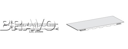 Добор Телескоп 2070*200*8 М 