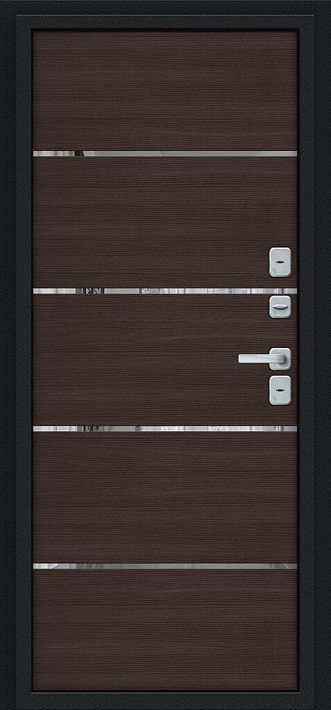 Thermo Лайн/BChrome Букле черное/Wenge Melinga