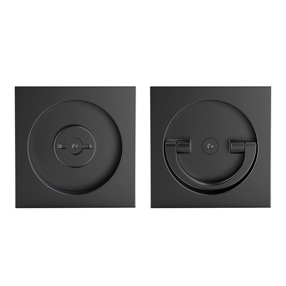 Ручка поворотная Armadillo (Армадилло) для раздвижных дверей SH.QUADRO55.BK8 BL-26 черный 