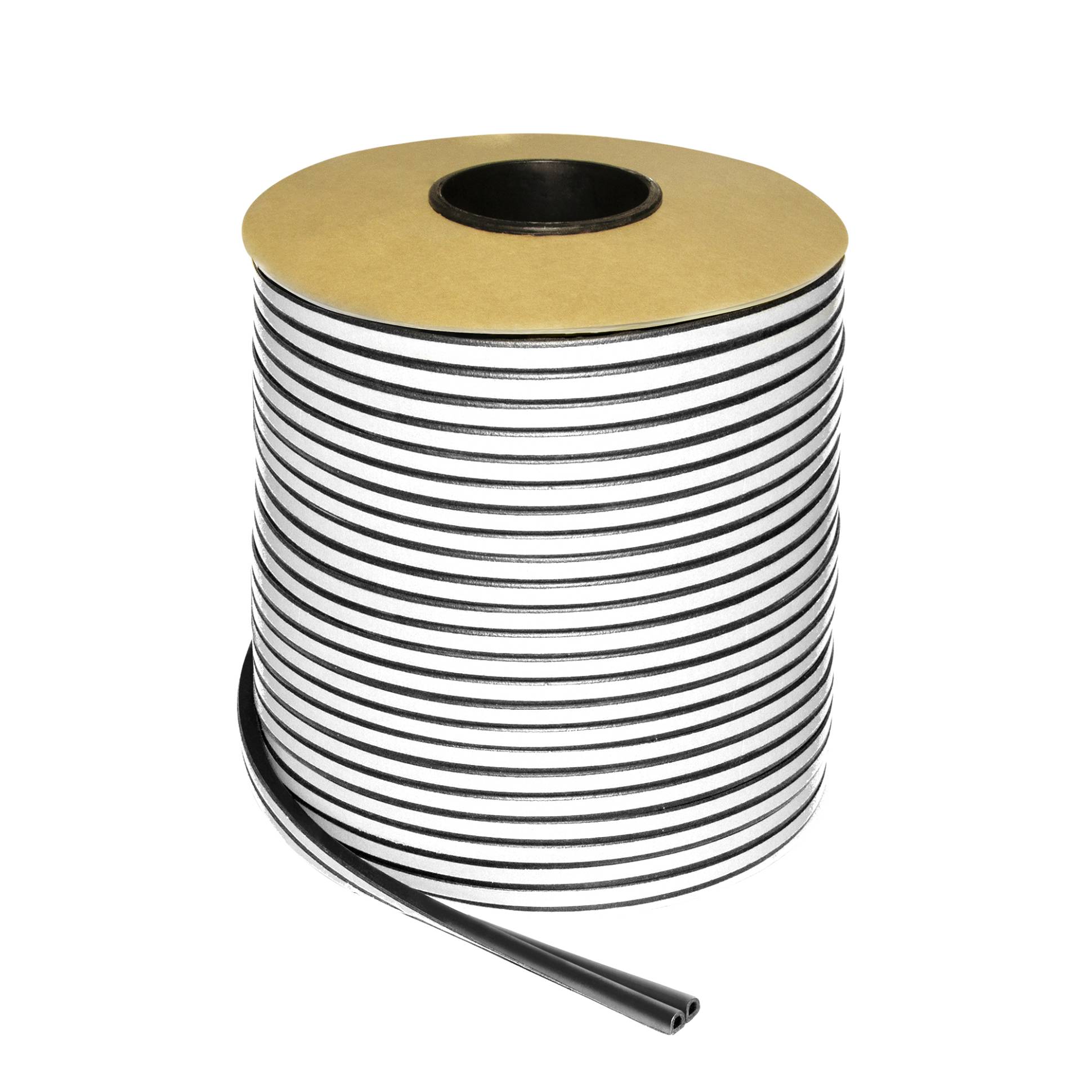 Уплотнитель Fuaro (Фуаро) самоклеящийся ADH/D-9x7,5mm, BLACK черный 100m 