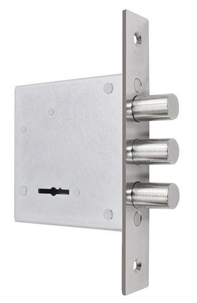 Замок Border (Бордер) врезной сувальдный ЗВ8-8Д/13 с накладками и отв. планкой, 3 кл. /70900/ 