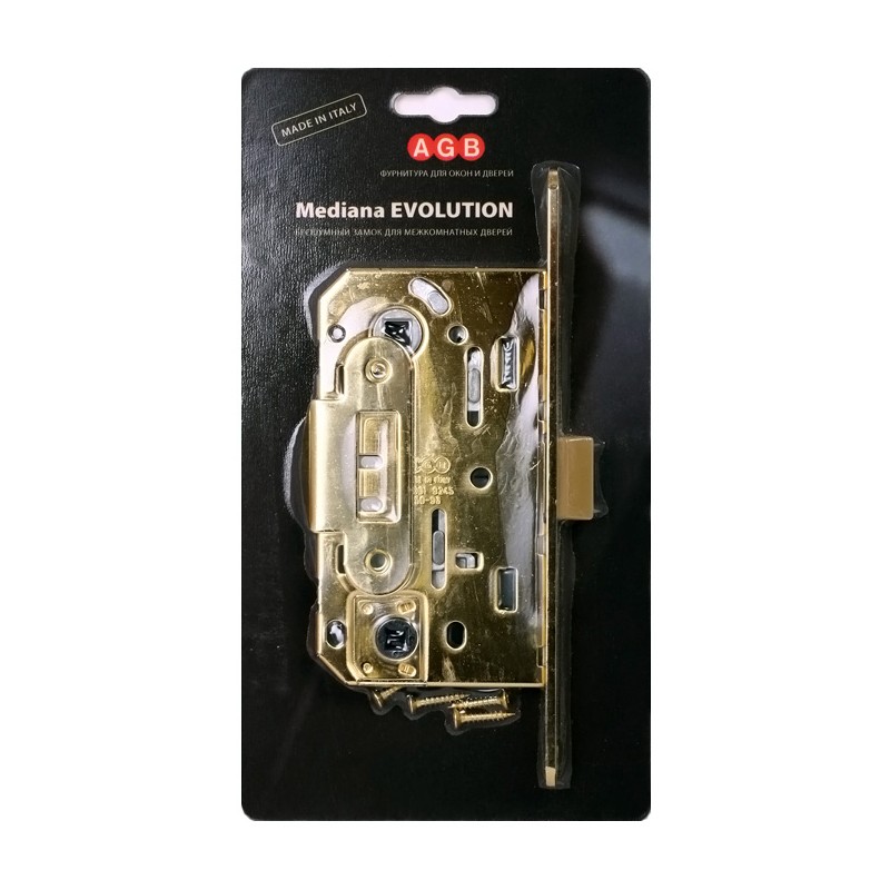 B01102.50.03.567 AGB (АГБ) Защелка врезная WC (латунь) MEDIANA EV. (инд.упак+B01000.13) B01102.50.03.567 AGB (АГБ) Защелка врезная WC (латунь) MEDIANA EV. (инд.упак+B01000.13)