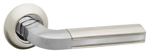 Ручка Fuaro (Фуаро) раздельная R.RM54.LARGO (LARGO RM) SN/CP-3 матовый никель/хром 