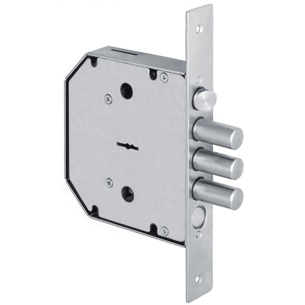 Замок Class (Класс) врезной сувальдный с задвижкой и защёлкой GS-SМ 012 (левый), 5 кл. 