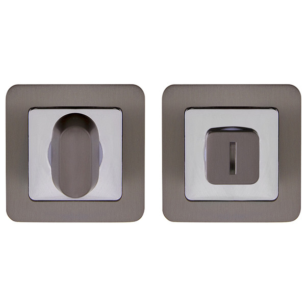 Ручка Punto (Пунто) поворотная BK6.K.QR52 (BK6 QR) GR/CP-23 графит/хром 