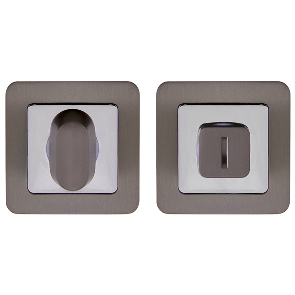 Ручка Punto (Пунто) поворотная BK6.K.QR52 (BK6 QR) GR/CP-23 графит/хром 