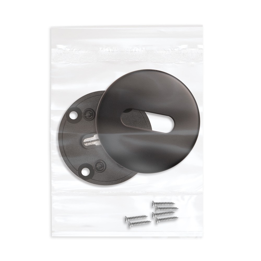 Накладка Fuaro (Фуаро) на сувальдный замок ESC.S-auto.RLR/R.486 BL-24 черный (1шт.) 