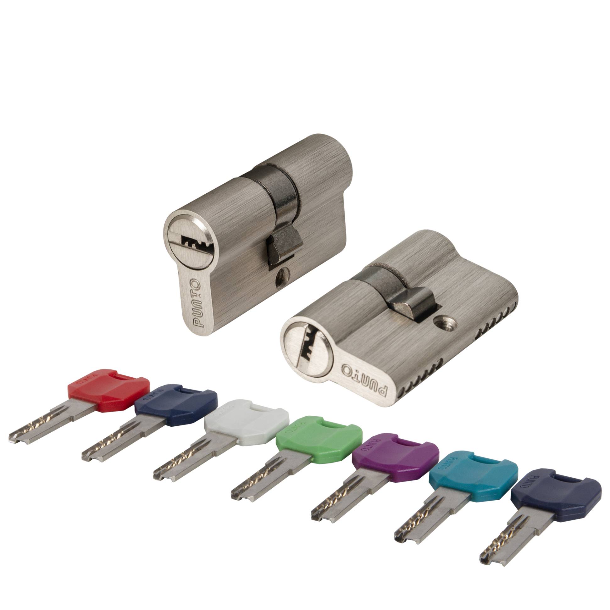 Цилиндровый Punto (Пунто) механизм MaxPro7000Key 52mm (21+10+21) SN мат.никель 7key 
