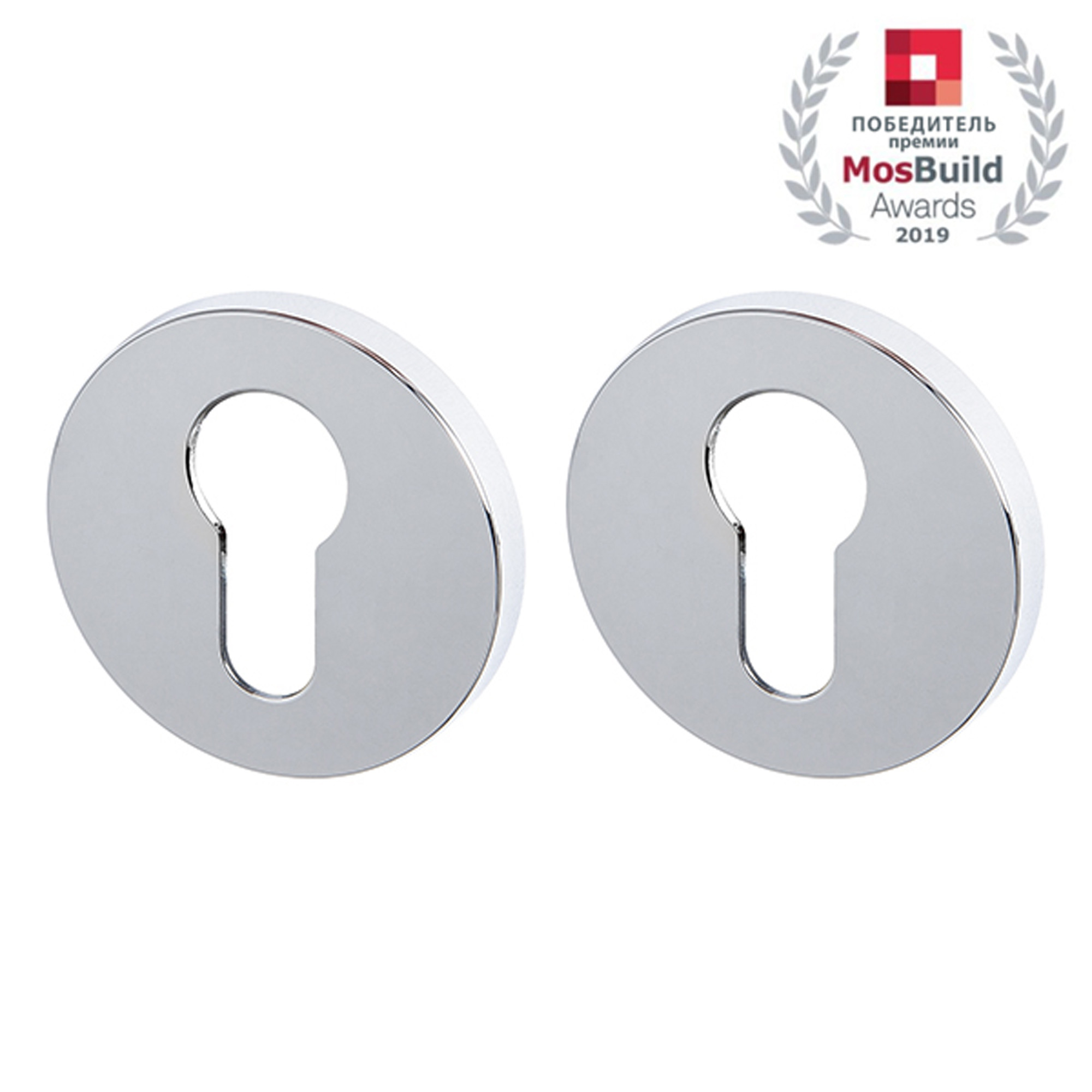 Накладка Armadillo (Армадилло) под цилиндр ET.R.URS52 (ET URS) CP-8 хром 