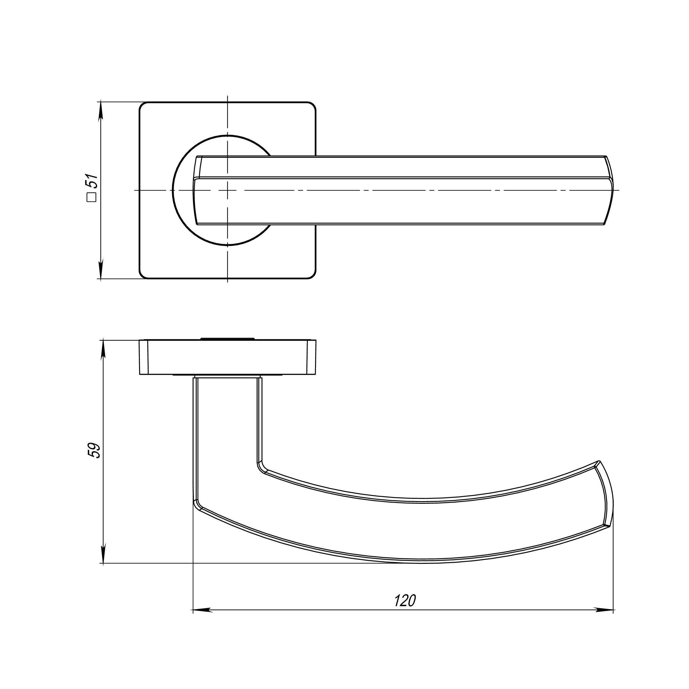 Ручка Ajax (Аякс) раздельная K.JK51.SIGMA (SIGMA JK) CP-8 хром 105мм Ручка Ajax (Аякс) раздельная K.JK51.SIGMA (SIGMA JK) CP-8 хром 105мм