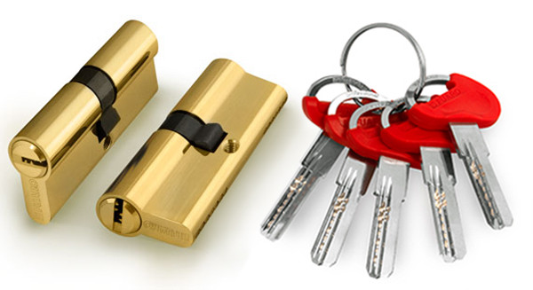 Цилиндровый Fuaro (Фуаро) механизм (D-PRO500/80) D-PRO5000Key80(30+10+40) PB латунь 5Key 