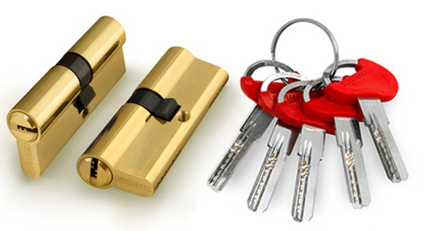 Цилиндровый Fuaro (Фуаро) механизм (D-PRO500/80) D-PRO5000Key80(30+10+40) PB латунь 5Key 