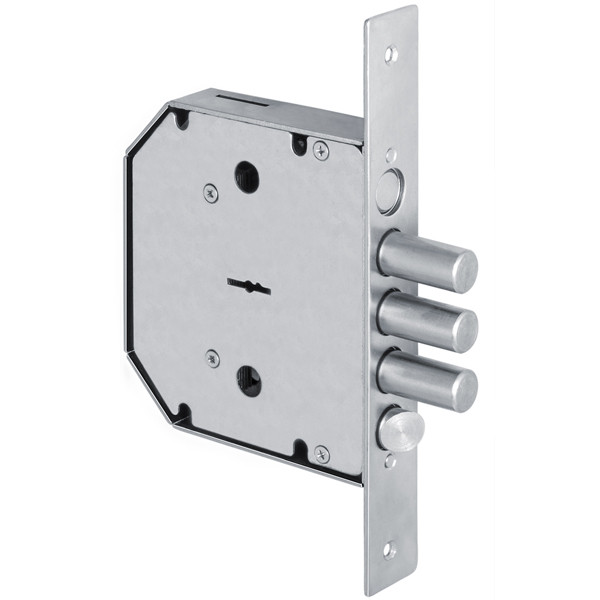 Замок Class (Класс) врезной сувальдный с задвижкой и защёлкой GS-SМ 012 (правый), 5 кл. 