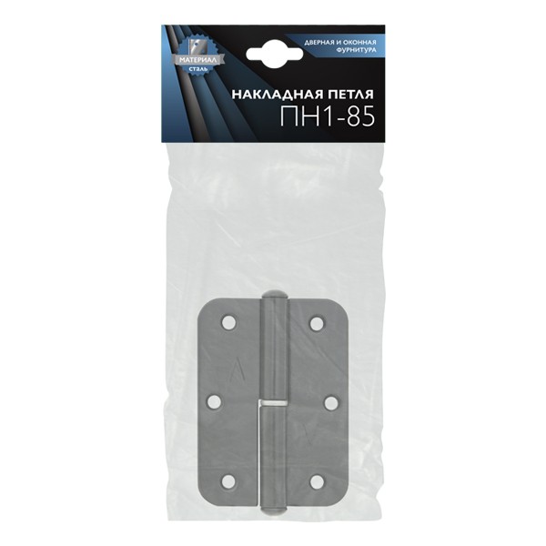 Петля veles (ВЕЛЕС) накладная ПН1-85 черная, правая ПОДВЕС 