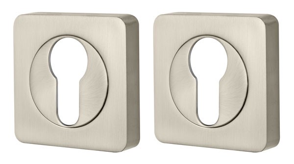 Накладка Armadillo (Армадилло) под цилиндр ET.K.SQ52 (ET/SQ) SN-3 матовый никель 