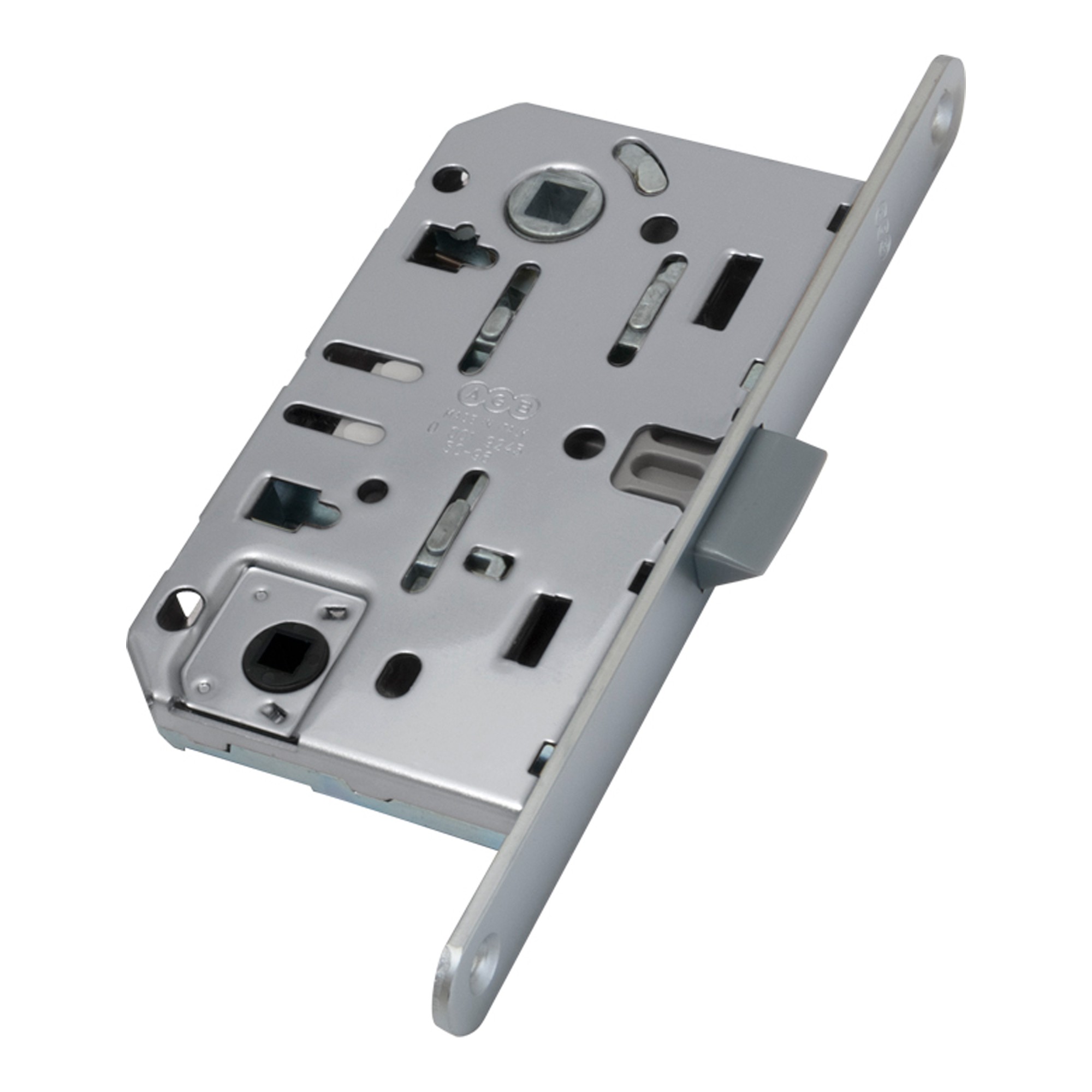 B01102.50.34.567 AGB (АГБ) Защелка врезная WC (матовый хром) MEDIANA EV. (инд.упак+B01000.13) 