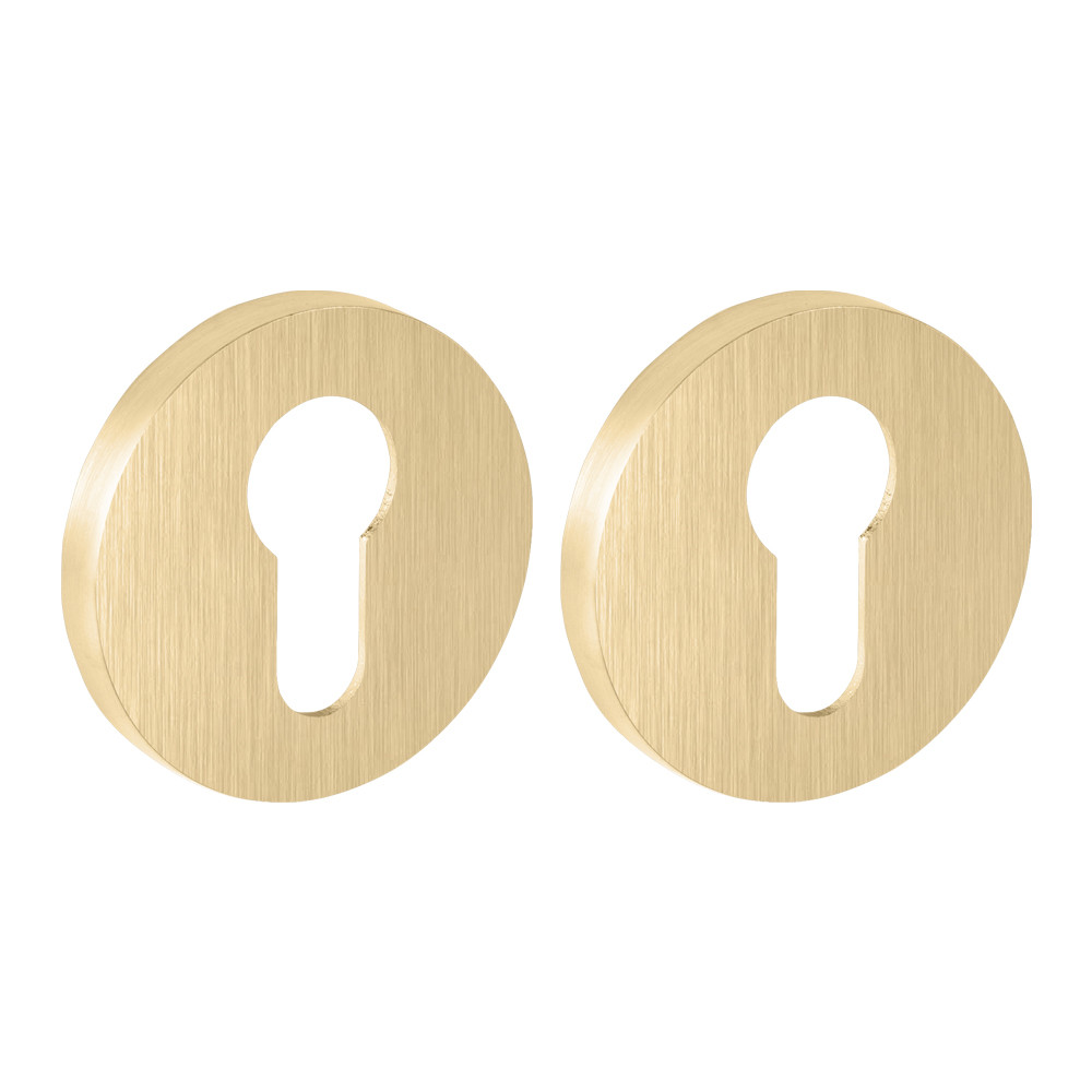 Накладка Fuaro (Фуаро) на цилиндр ET.R.SLR52 SSG-39 сатинированное золото Накладка Fuaro (Фуаро) на цилиндр ET.R.SLR52 SSG-39 сатинированное золото