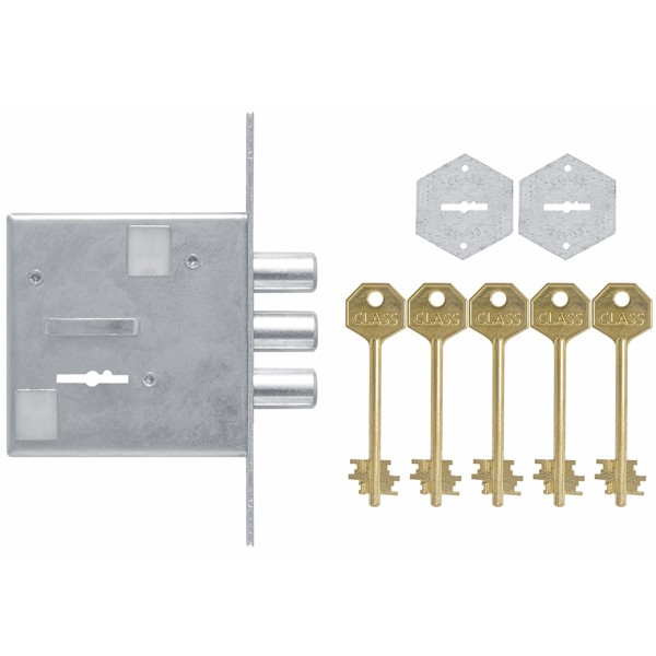Замок Class (Класс) врезной сувальдный GS-SM 009, 5 кл. 