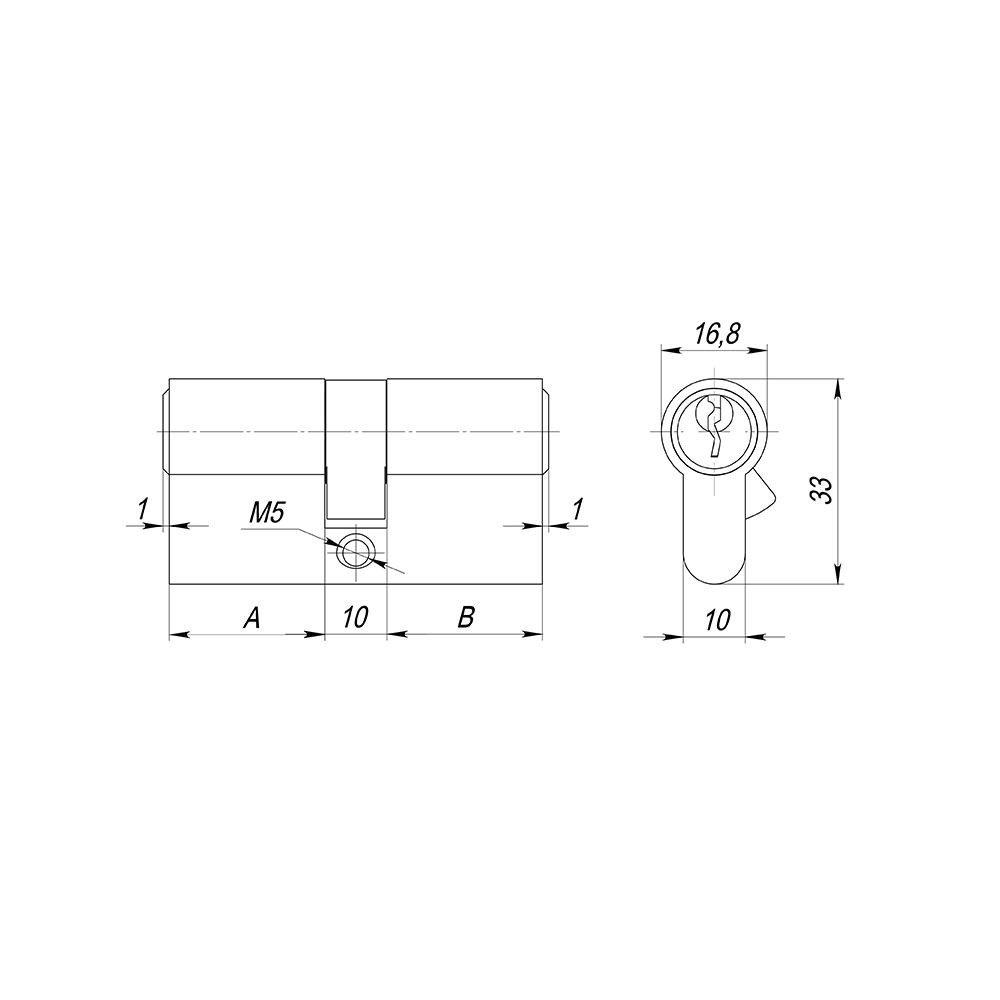 Цилиндровый Ajax (Аякс) механизм (AX100/60) AX1000Key60 (25+10+25)/HD AB бронза 4Key Цилиндровый Ajax (Аякс) механизм (AX100/60) AX1000Key60 (25+10+25)/HD AB бронза 4Key