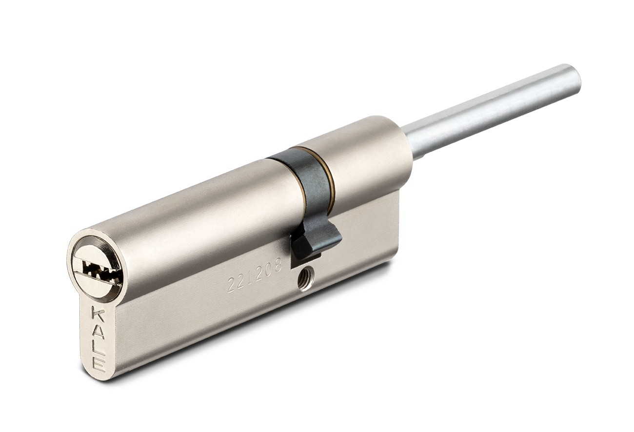 Цилиндровый механизм Kale kilit (Кале килит) под вертушку (дл.шток) 164 SX/91 (55+10+26) mm никель 5 кл. Цилиндровый механизм Kale kilit (Кале килит) под вертушку (дл.шток) 164 SX/91 (55+10+26) mm никель 5 кл.