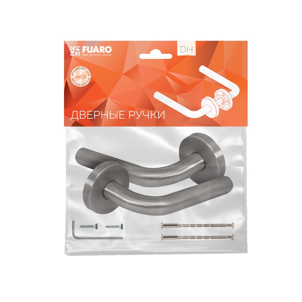 Ручка Fuaro (Фуаро) раздельная R.DSS304-0201/19 (DSS-0201/19) INOX 304 