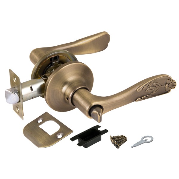 Ручка Punto (Пунто) защелка DK633 MAB-BK (6033 MAB-B) (фик.) мат.бронза Ручка Punto (Пунто) защелка DK633 MAB-BK (6033 MAB-B) (фик.) мат.бронза