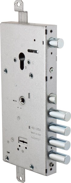 Замок Cisa (Чиза) врезной двухсистемный NEW CAMBIO FACILE 57.966.48 (тех. упаковка), ключ 64 мм Замок Cisa (Чиза) врезной двухсистемный NEW CAMBIO FACILE 57.966.48 (тех. упаковка), ключ 64 мм