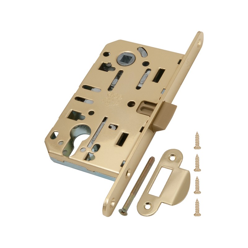 Корпус замка AGB (АГБ) под цилиндр MEDIANA EVOLUTION B01103.50.03.567 с отв. планкой B01000.13 (латунь) Корпус замка AGB (АГБ) под цилиндр MEDIANA EVOLUTION B01103.50.03.567 с отв. планкой B01000.13 (латунь)