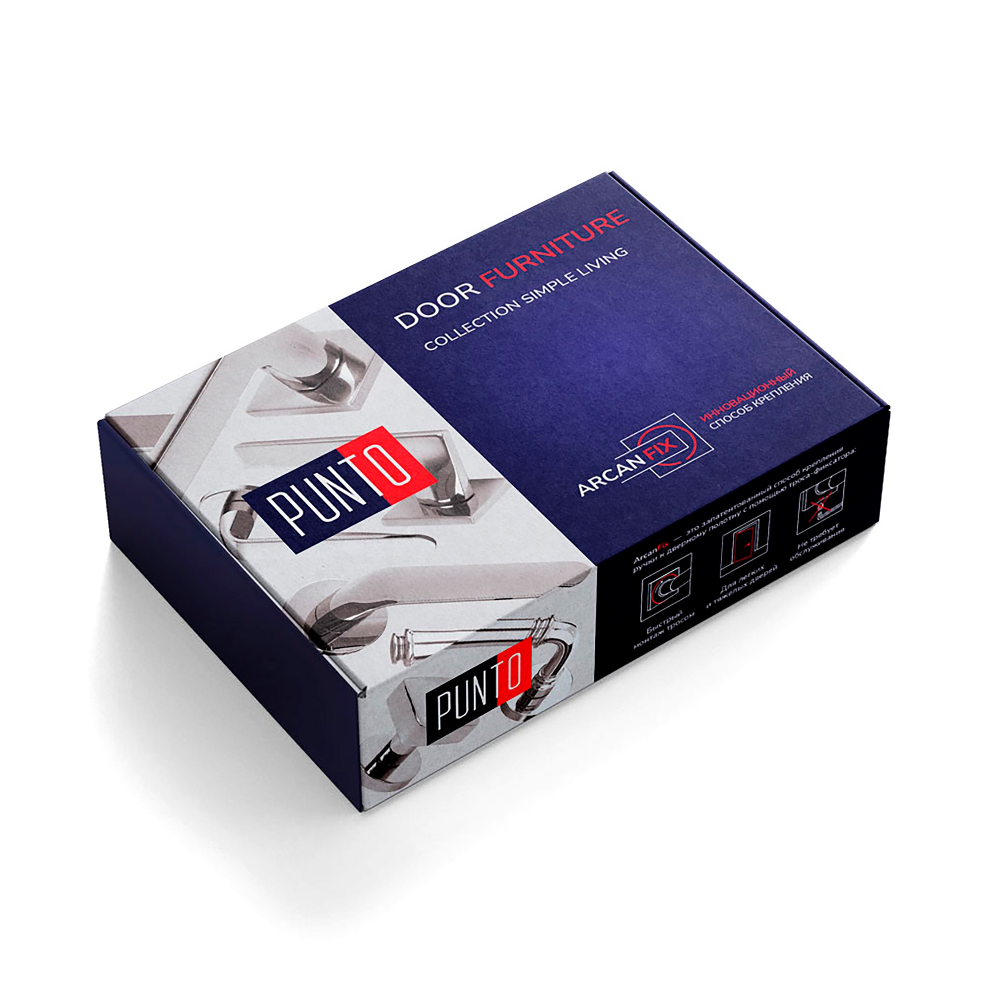 Ручка Punto (Пунто) раздельная R.ARC.R52.EXTRA SSG-39 сатин. золото 