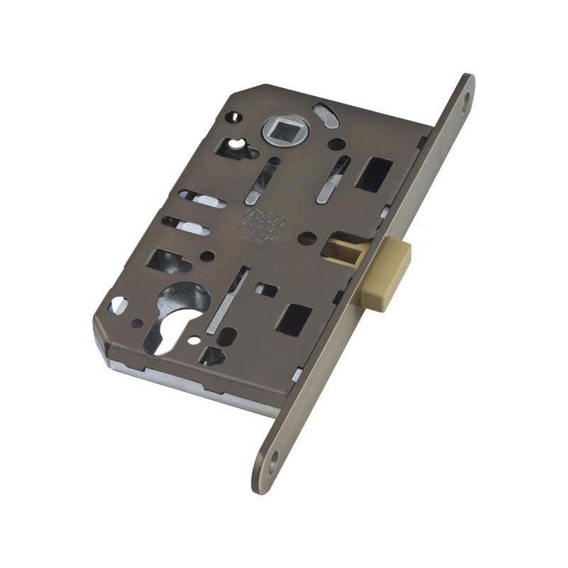 Корпус AGB (АГБ) замка магнит. под цил. MEDIANA POLARIS B06103.50.12.567 с отв. планк B02402.05 (ант бр) 