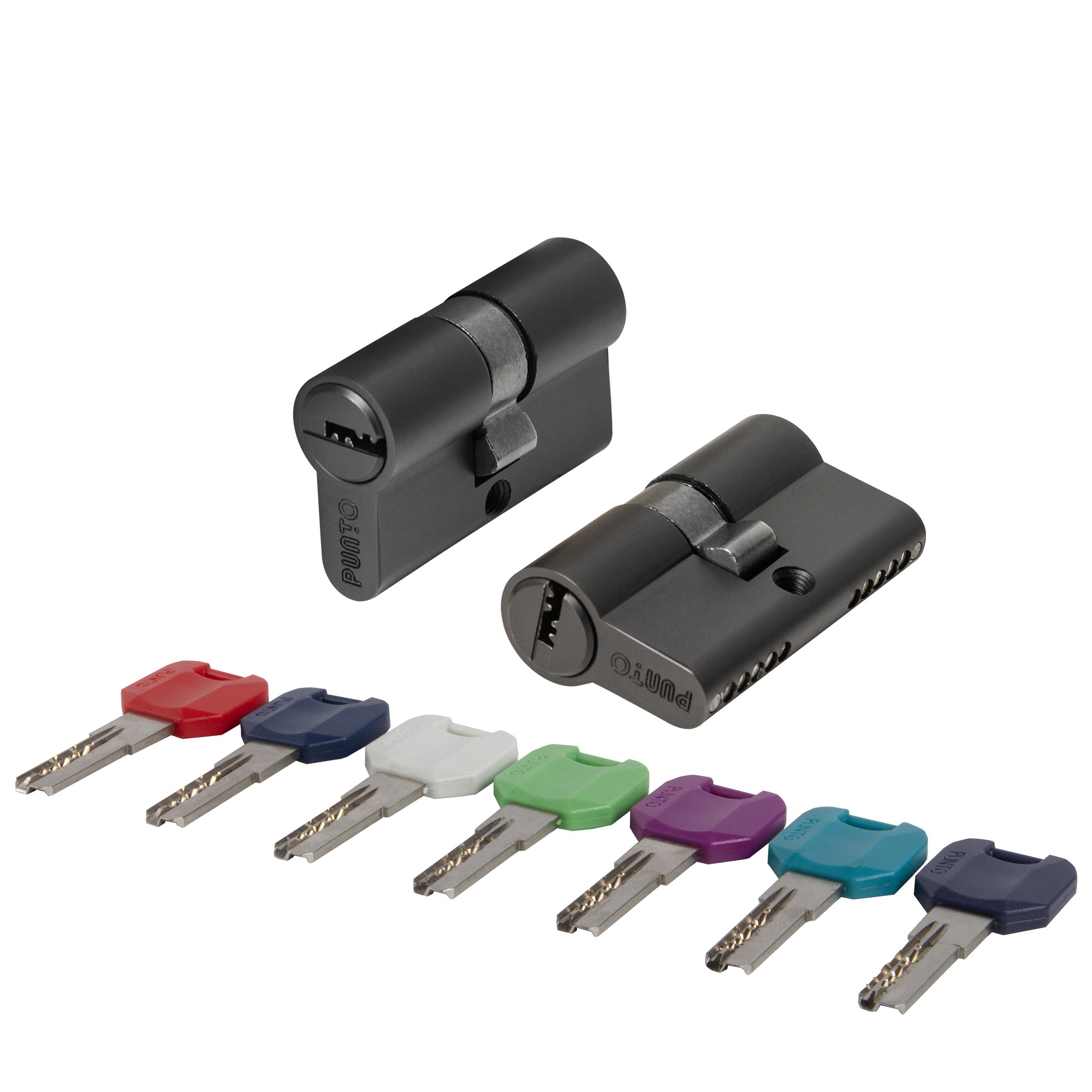 Цилиндровый Punto (Пунто) механизм MaxPro7000Key 52mm (21+10+21) BL черный 7key Цилиндровый Punto (Пунто) механизм MaxPro7000Key 52mm (21+10+21) BL черный 7key