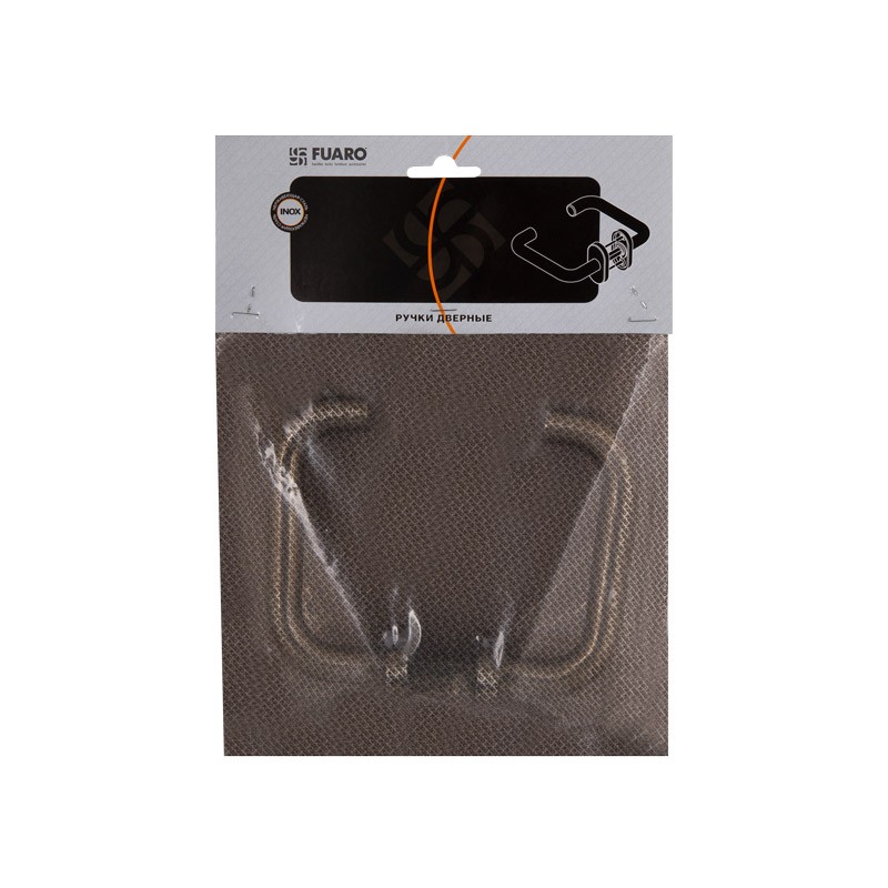 Ручка Fuaro (Фуаро) раздельная R.DSS304-0203P/19 (квадрат 8х110 мм) INOX 304 (овальное основание) 
