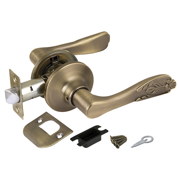 Ручка Punto (Пунто) защелка DK633 MAB-PS (6033 MAB-P) (без фик.) мат.бронза Ручка Punto (Пунто) защелка DK633 MAB-PS (6033 MAB-P) (без фик.) мат.бронза