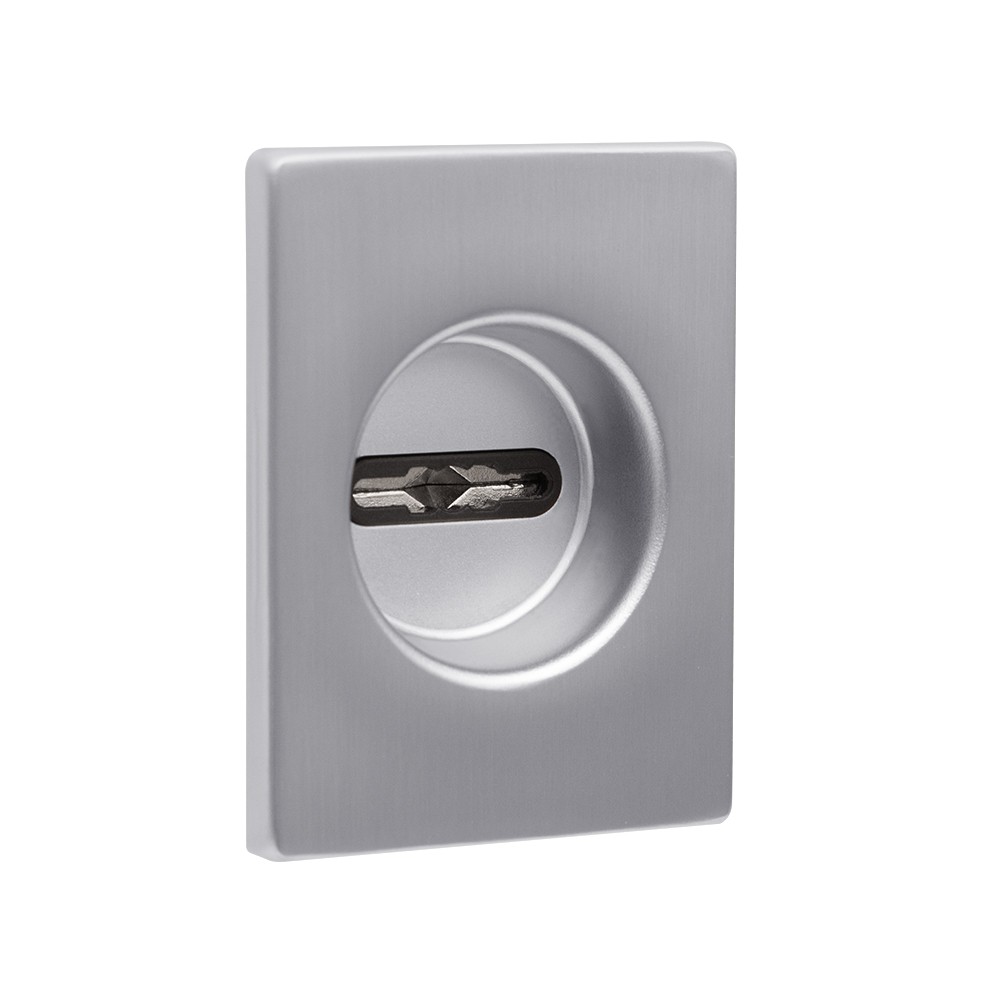 Накладка Fuaro (Фуаро) на сувальдный замок ESC.S-auto.RL/U/K.477 SSC-16 сатинрованный хром 