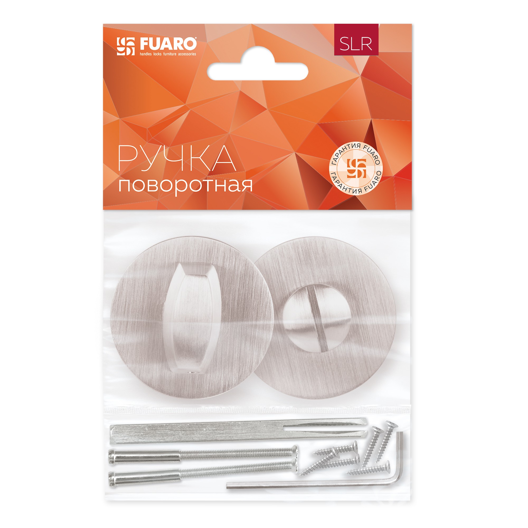 Ручка Fuaro (Фуаро) поворотная BK6.R.SLR52 (BK6 SLR) GM оружейная сталь Ручка Fuaro (Фуаро) поворотная BK6.R.SLR52 (BK6 SLR) GM оружейная сталь