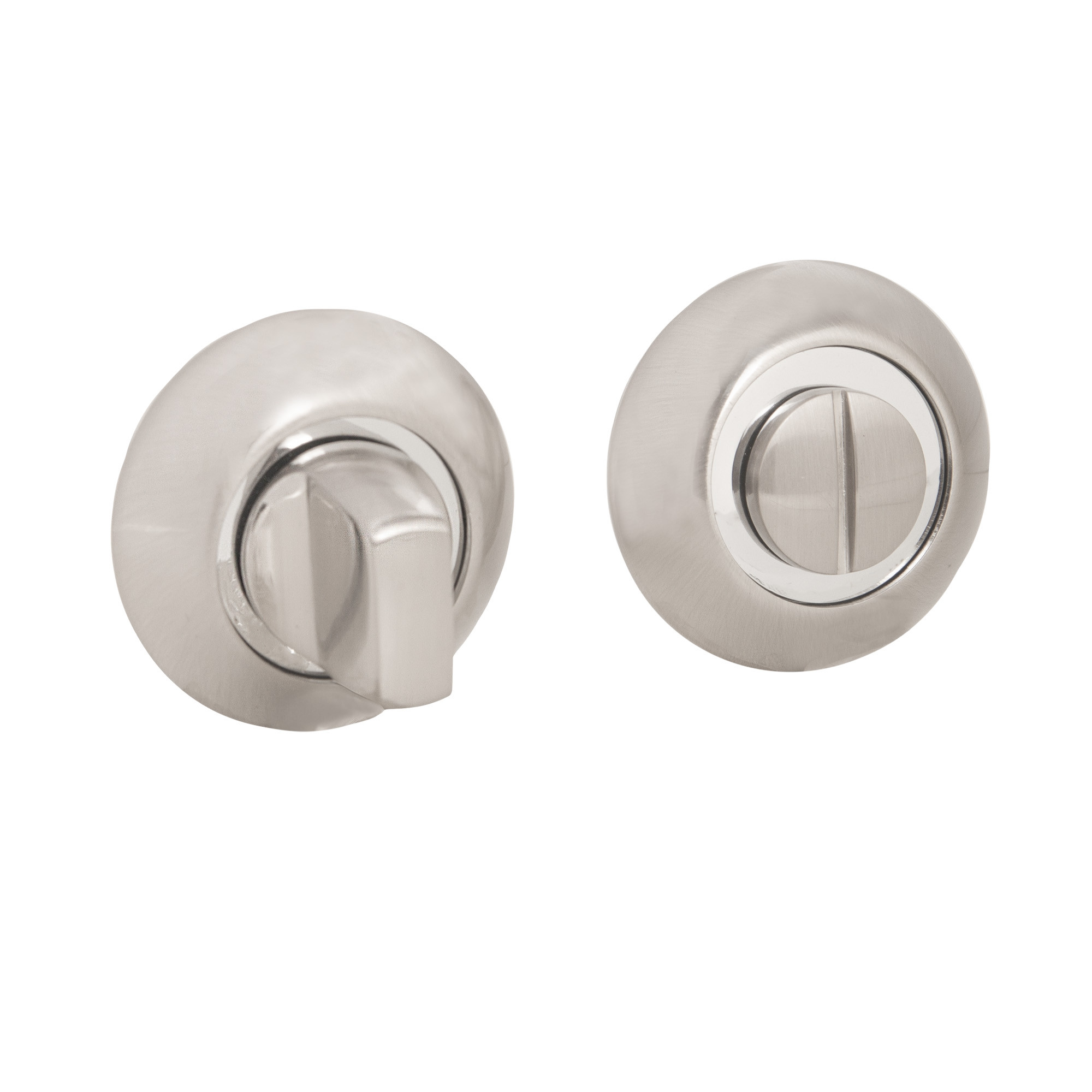 Ручка Fuaro (Фуаро) поворотная BK6.R.RM54 (BK6 RM) SN/CP-3 матовый никель/хром Ручка Fuaro (Фуаро) поворотная BK6.R.RM54 (BK6 RM) SN/CP-3 матовый никель/хром