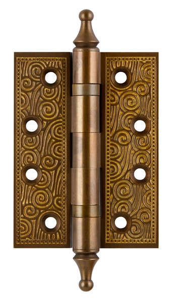 Петля Armadillo (Армадилло) универсальная Castillo CL 500-A4 102x76x3,5 BB-17 Коричневая бронза 