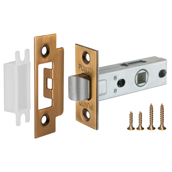 Защелка Punto (Пунто) врезная METL45-8 ( L45-8) CF кофе Защелка Punto (Пунто) врезная METL45-8 ( L45-8) CF кофе