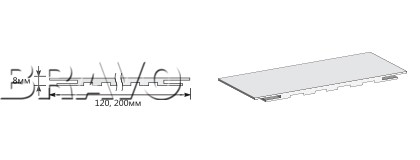 Добор Телескоп 2070*200*8 